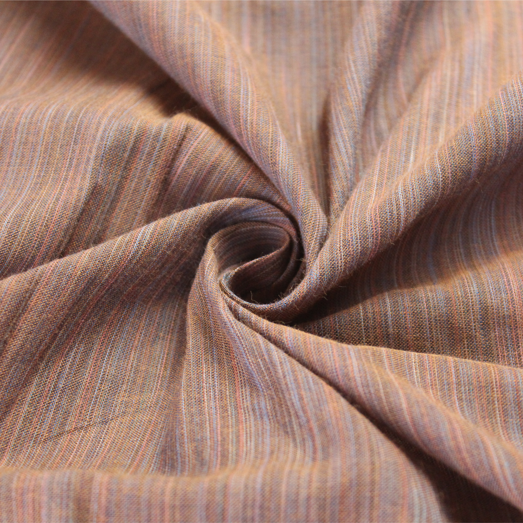 SOFT KHADDAR-MULTI TONE DUSTY BROWN